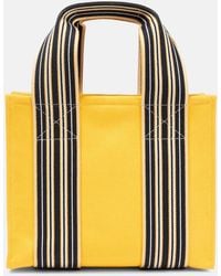 Loro Piana - The Suitcase Stripe Mini Canvas Tote Bag - Lyst