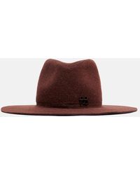 Ruslan Baginskiy - Gefilzter Fedora-Hut Aus Einem Wollgemisch - Lyst