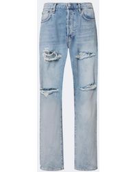 Acne Studios - 1996 Distressed Straight Jeans - Lyst