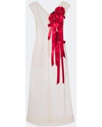 Simone Rocha - Embellished Floral-Applique Tulle Midi Dress - Lyst