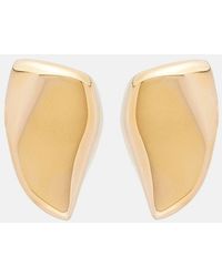 Bottega Veneta - Prisma Small 18Kt-Plated Earrings - Lyst