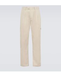 Stone Island - Gerade Hose Ghost Compass Aus Baumwolle - Lyst