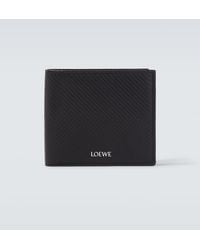 Loewe - Logo Leather Bifold Wallet - Lyst