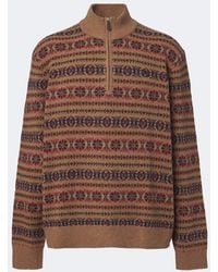 Polo Ralph Lauren - Fair Isle Wool Half-Zip Sweater - Lyst