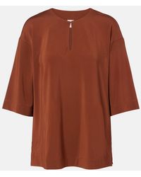 Max Mara - Giglio Keyhole Oversized Top - Lyst