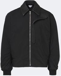 Bottega Veneta - Intrecciato Twill Blouson Jacket - Lyst