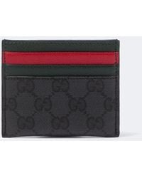 Gucci - Gg Canvas Card Holder - Lyst