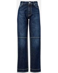 Jean Paul Gaultier - Cutout High-Rise Wide-Leg Jeans - Lyst