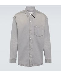 Ami Paris - Cotton Denim Overshirt - Lyst
