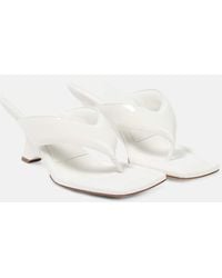 Gia Borghini - Gia 6 Leather Thong Sandals - Lyst