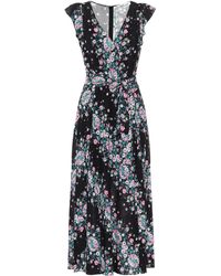 Diane von Furstenberg Wickelkleid Isla aus Crêpe - Schwarz