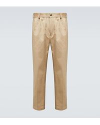 Junya Watanabe - Cotton Gabardine Straight Pants - Lyst