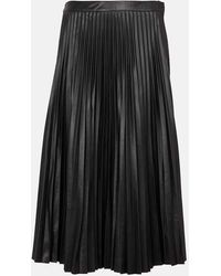 Proenza Schouler - Falda Midi Label De Piel Sintetica - Lyst