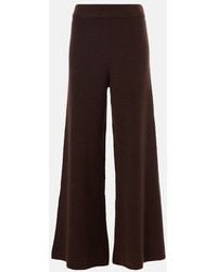 Lisa Yang - Khloe Cashmere-Blend Wide-Leg Pants - Lyst