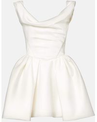 Vivienne Westwood - Bridal Bagatelle Satin Minidress - Lyst