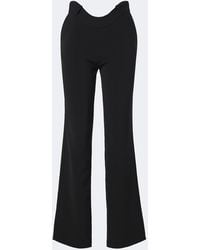 Jean Paul Gaultier - Jersey Wide-Leg Pants - Lyst
