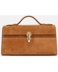 SAVETTE - Symmetry Pochette Suede Tote Bag - Lyst