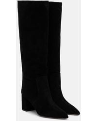 Paris Texas - Anja Suede Knee-High Boots - Lyst