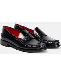 Ferragamo - Classic Black Leder Loafer - Lyst