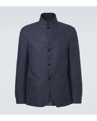 ZEGNA - Il Conte Linen Jacket - Lyst