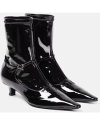 The Row - Stiefeletten Cyd Aus Leder - Lyst