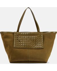 Bottega Veneta - Flip Flap Large Leather Tote Bag - Lyst