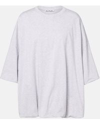 Acne Studios - Top De Jersey De Algodon - Lyst