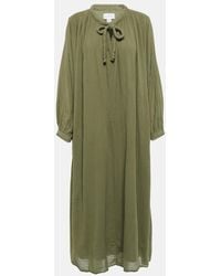 Velvet - Frankie Cotton Voile Midi Dress - Lyst