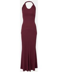 TOVE - Eleanor Halterneck Jersey Maxi Dress - Lyst