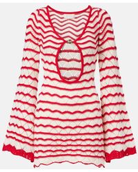 Bananhot - Rey Knitted Cotton-Blend Minidress - Lyst