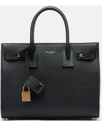 Saint Laurent - Sac De Jour Baby Leather Tote - Lyst