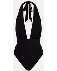Max Mara - Calle Halterneck Swimsuit - Lyst