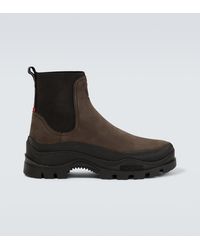Moncler - Larue Leather Chelsea Boots - Lyst