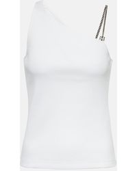 Givenchy - Chain-detail Jersey Tank Top - Lyst