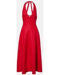 Faithfull the Brand - Midikleid Marais Aus Leinen - Lyst