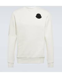 Moncler - Logo Cotton Jersey Sweatshirt - Lyst