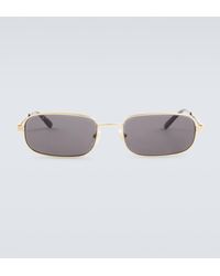 Gucci - Gafas de sol rectangulares con logo - Lyst