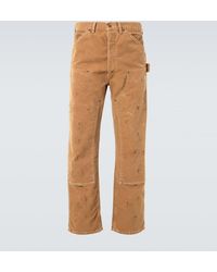 RRL - Hamilton Cotton Canvas Straight Pants - Lyst