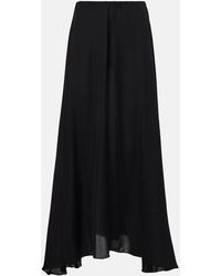 Wardrobe NYC - Flared Silk Maxi Skirt - Lyst