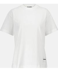 Jil Sander - Set aus drei T-Shirts aus Baumwoll-Jersey - Lyst