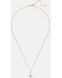 STONE AND STRAND - Lucky Starfish 14Kt Pendant Necklace With Diamonds - Lyst