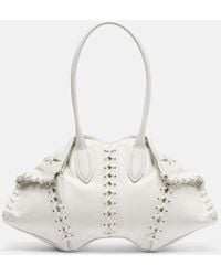 McQueen - Manta Medium Leather Shoulder Bag - Lyst