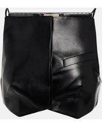 AYA MUSE - Elfi Faux Leather Crop Top - Lyst
