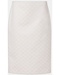 Gucci - Gg Midi Skirt - Lyst