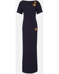 Safiyaa - Lacin Embellished Crepe Gown - Lyst