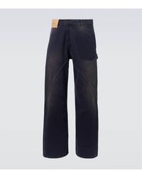 JW Anderson - Jeans A Gamba Larga Aged Twisted - Lyst