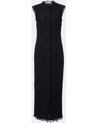 The Row - Lana Cotton-Blend Tweed Midi Dress - Lyst