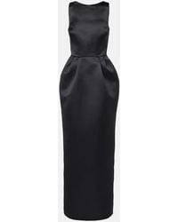 Safiyaa - Bestickte Robe Trecchi Aus Duchesse-Satin - Lyst