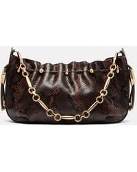 Zimmermann - Halcyon Snake-Effect Leather Shoulder Bag - Lyst