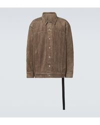 Rick Owens - Jumbo Corduroy Oversized Cotton Jacket - Lyst
